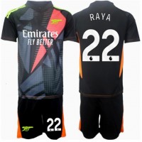 Fotballdrakt Barn Arsenal David Raya #22 Keeper Tredjedraktsett 2024-25 Kortermet (+ Korte bukser)